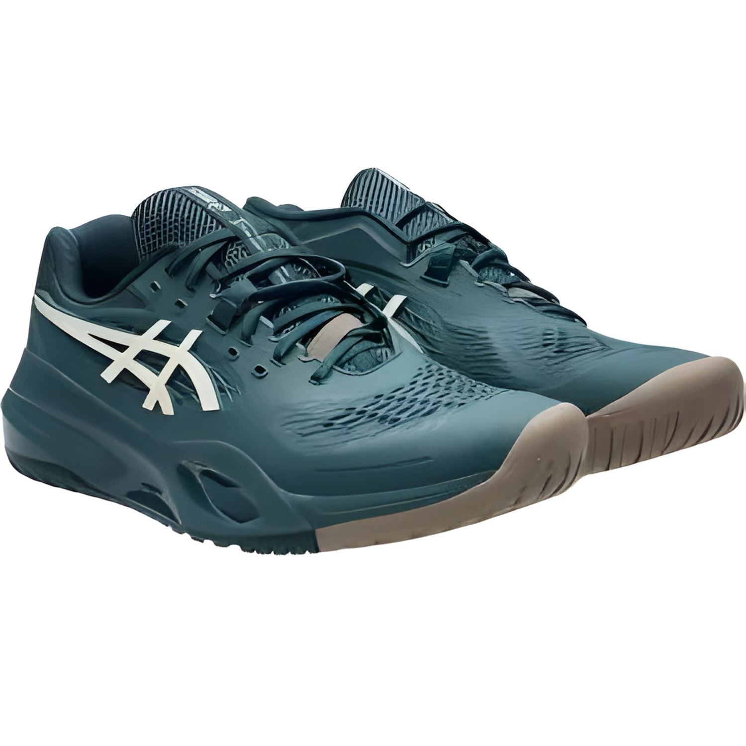 ASICS Resolution X Men's Shoe - Saxon Green & Birch